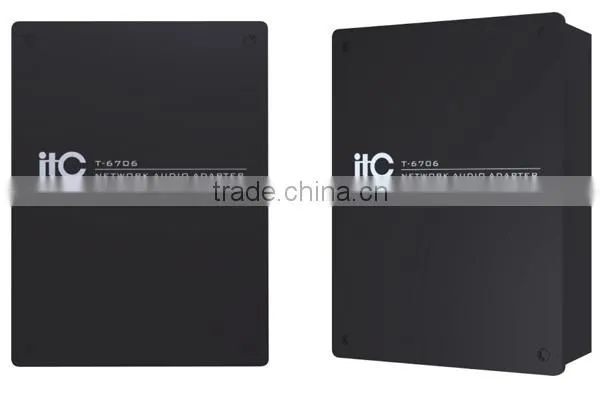 RJ 45 Input IP Audio System IP network audio amplifier with Dual-Channel