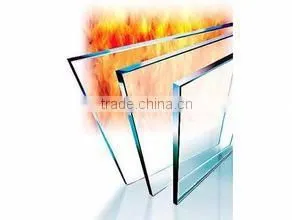 Toughened glass for fireproof door