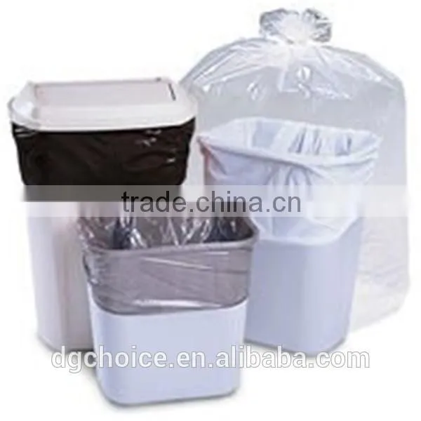Disposable LDPE cheap garbage bag/ trash bag for packing