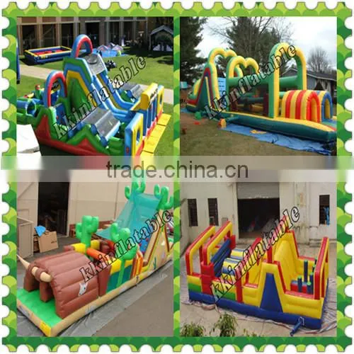 School sport games inflatable obstacle race Amazon Extreme Obstacle Course
