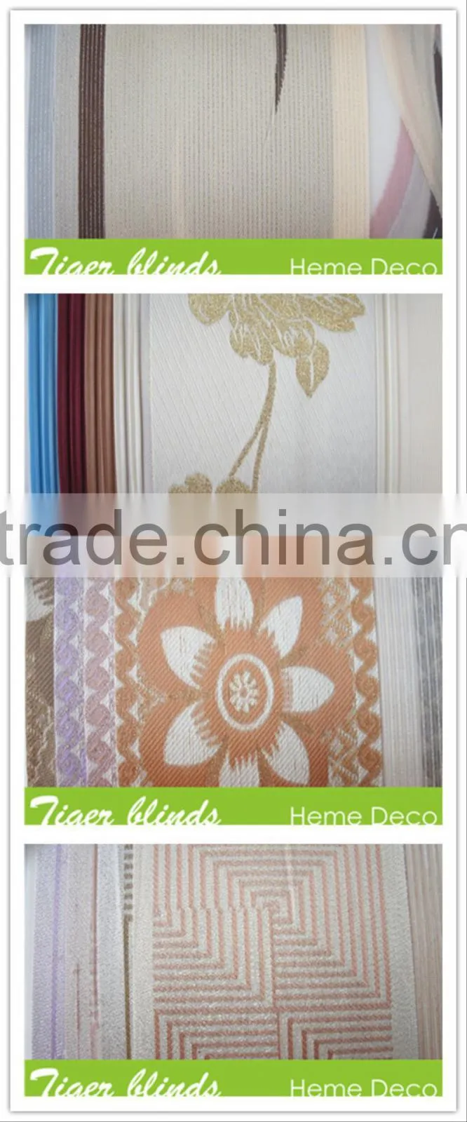 guangzhou motorized remote control zebra blinds