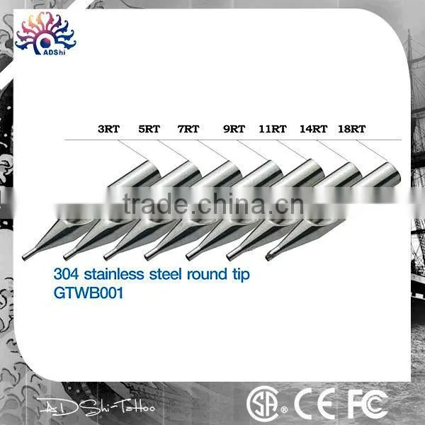 Top quality permanent makeup tattoo needle tip,stainless tattoo tip