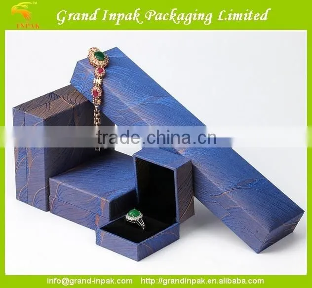 High-end wholesale customized paper jewelry boxes custom necklace box with logo