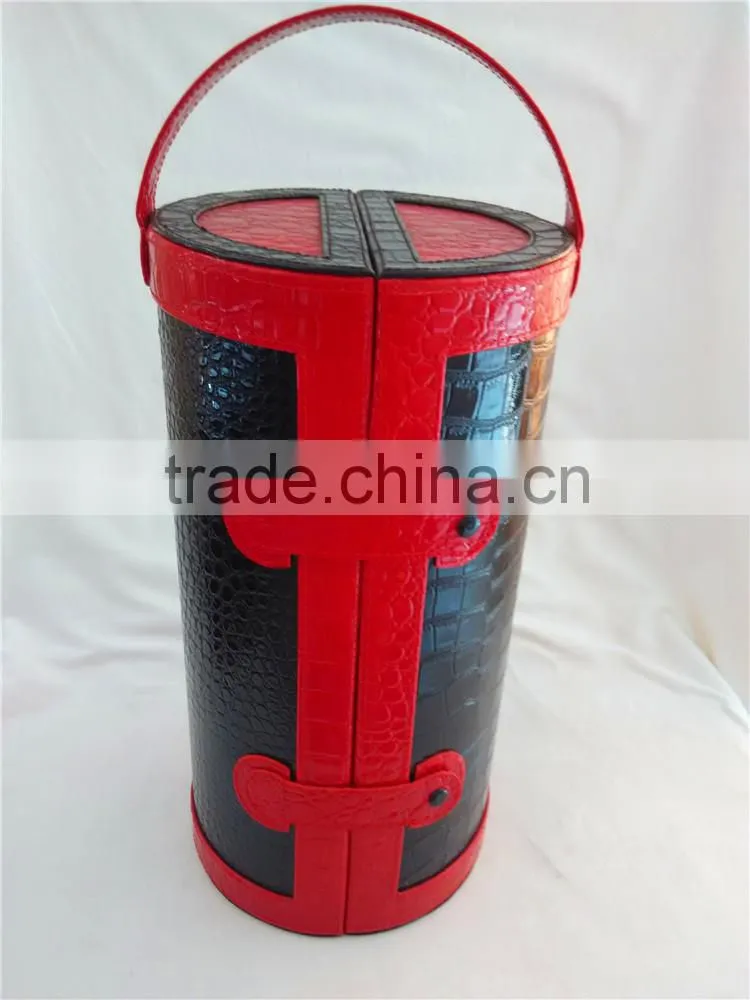 fashion leather wine box