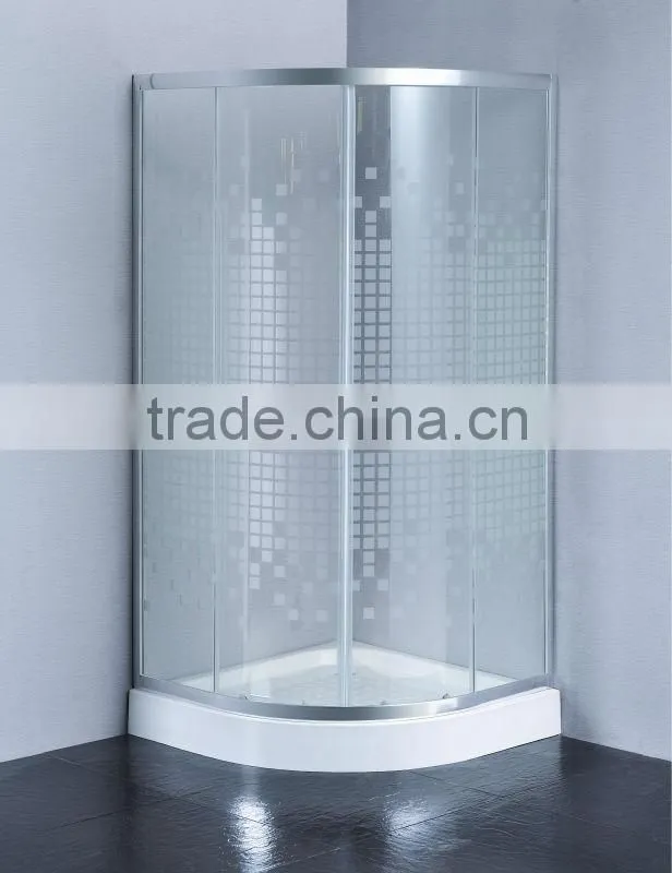 Round With Frame Style and Sliding Open Style cheap shower enclosure