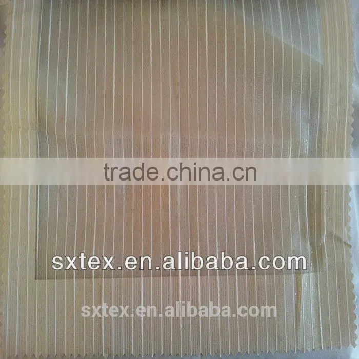 2015 Top quality 10 years experience printed black and white stripe curtain fabric