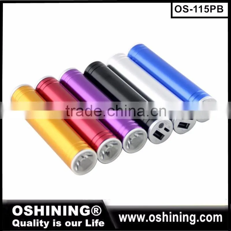 2016 Promotional gift LED torch light portable power bank,universal portable power bank ,custom Mobile Power Bank