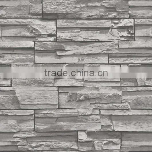 3D black brick wallpaper with best price and design