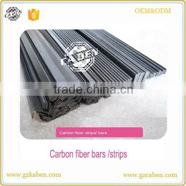 Carbon fiber pultruded strip / bar/ flat - 10mm x 1mm x 1000mm