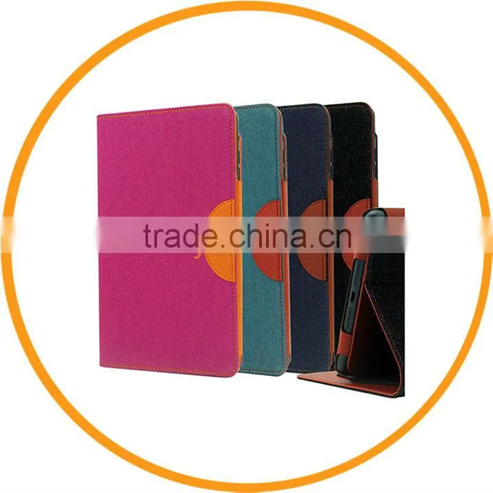 Fashion Jeans Style for iPad Mini Leather Smart Case Cover from Dailyetech