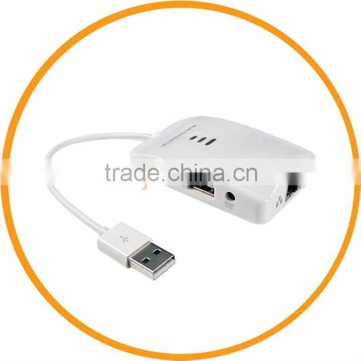 USB 2.0 to Multi-function LAN Ethernet Netwok Adapter for Apple Macbook from Dailyetech