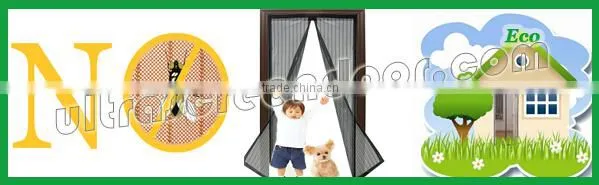 Magnetic Magic Screen Mesh Door Snaps Closed Instantly