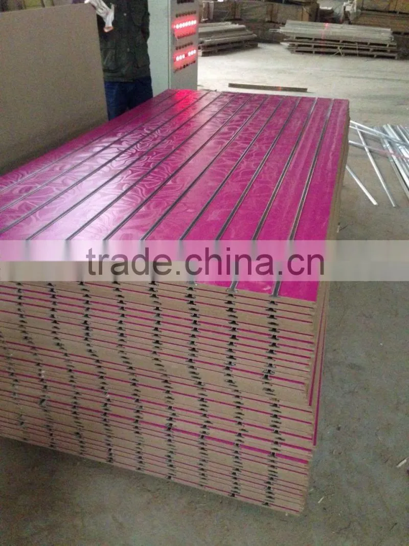 18mm 3D Slatwall use in supermart