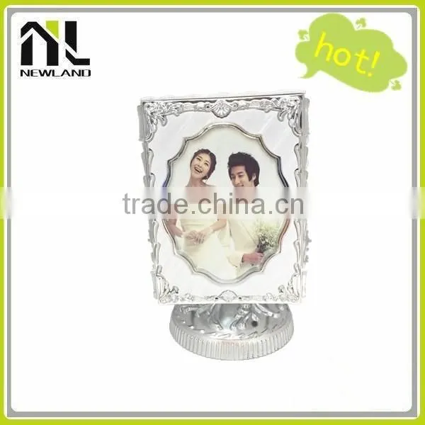 Double picture music box frames for wedding
