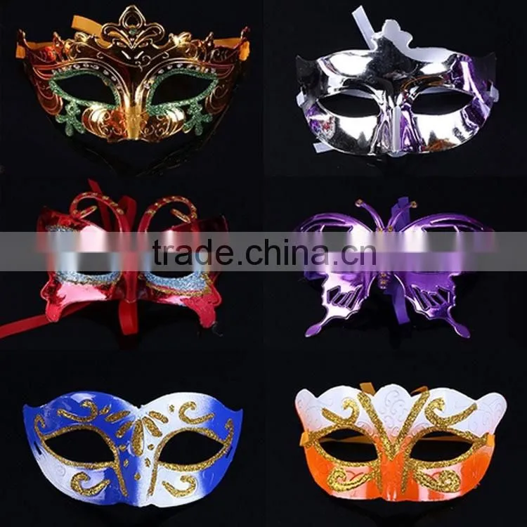 Noble mask dance Halloween mask sexy mask wholesale creative electroplating appeal of Venice