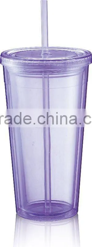 Milk Tea Cup with Straw