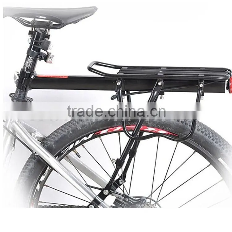 Aluminum Bike Cycling Rear Carrier Cargo Rack Seat Post Quick Release Mountain Bike