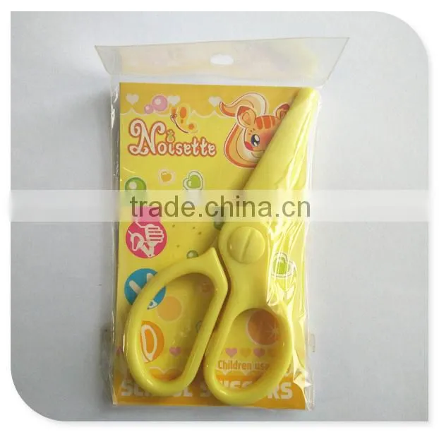 school stationery scissors/plastic cutting scissor