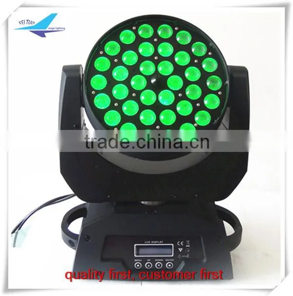 (8pcs)free shipping LED Stage Light Moving Head Light DMX RGBW Zoom 36*10w Led Moving Head Wash