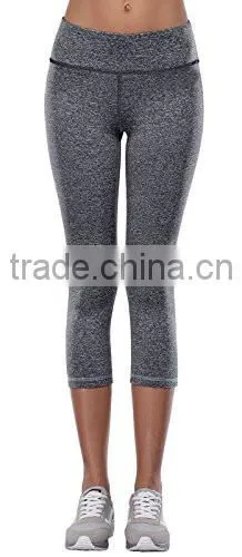 Women's Activewear Yoga Pants High Rise Slim Fit Tights Cropped Capris