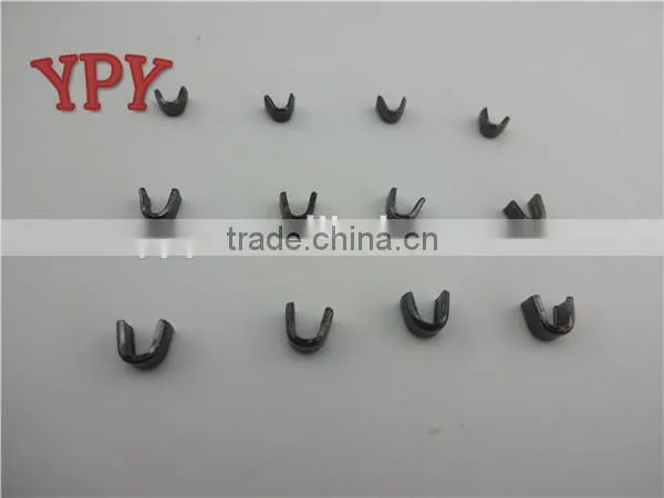 Zipper Brass Metal H Type Bottom Stop and U Type Top Stop