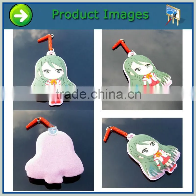 3d custom cartoon soft pvc keychain