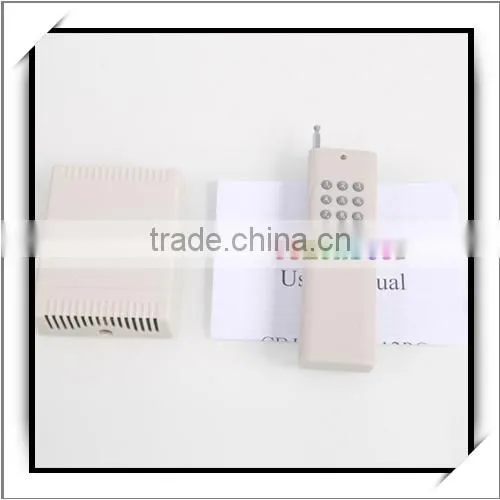 12-Channel Wireless Remote Control Transmitter and 12V 12-Channel Wireless Remote Control Receiver Controller Set Creamy White