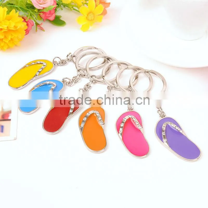 Wholesale mini cap keychain, high-heeled shoes keychain, fashion alloy cap keychain as gift