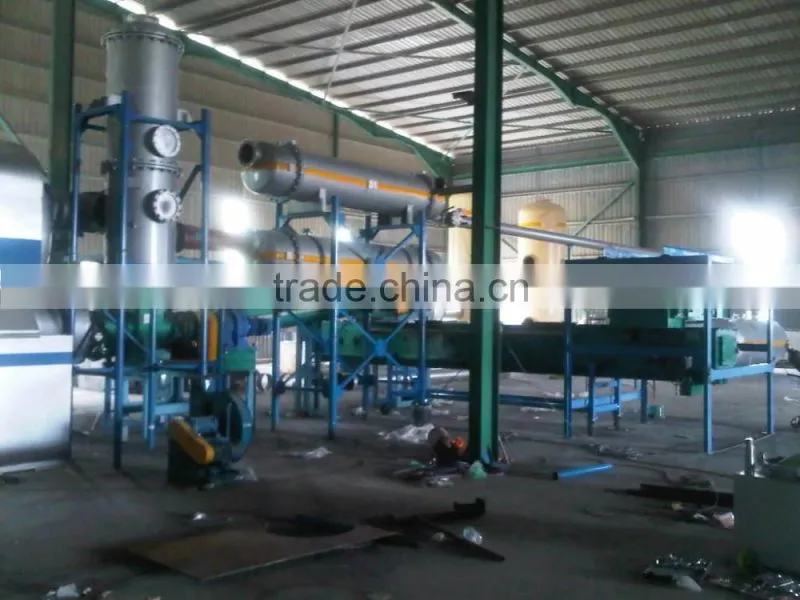 industrial Continuous waste tyre pyrolysis plant/plastic pyrolysis plant/waste tyre recycle plant