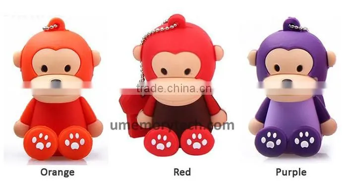 4GB Cartoon Monkey USB Flash Memory Disk Clearance