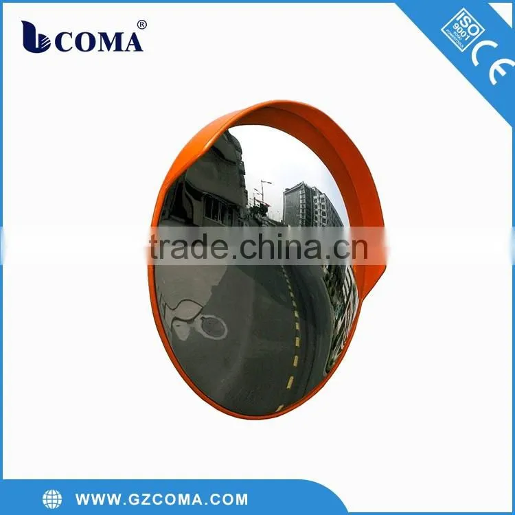 Durable clear convex corner mirror