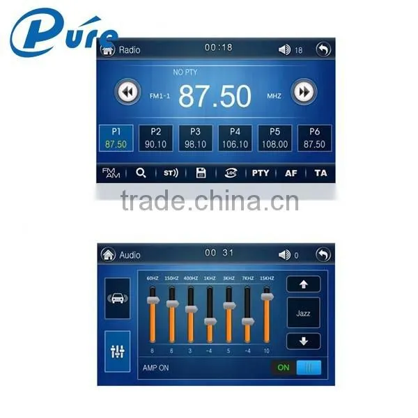 3G Car DVD Player with 256M RAM 6.2 Inch Double Din DVD Player Bluetooth Player