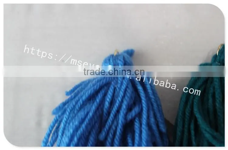 Good price customized size colors cotton fringe curtain wholesale