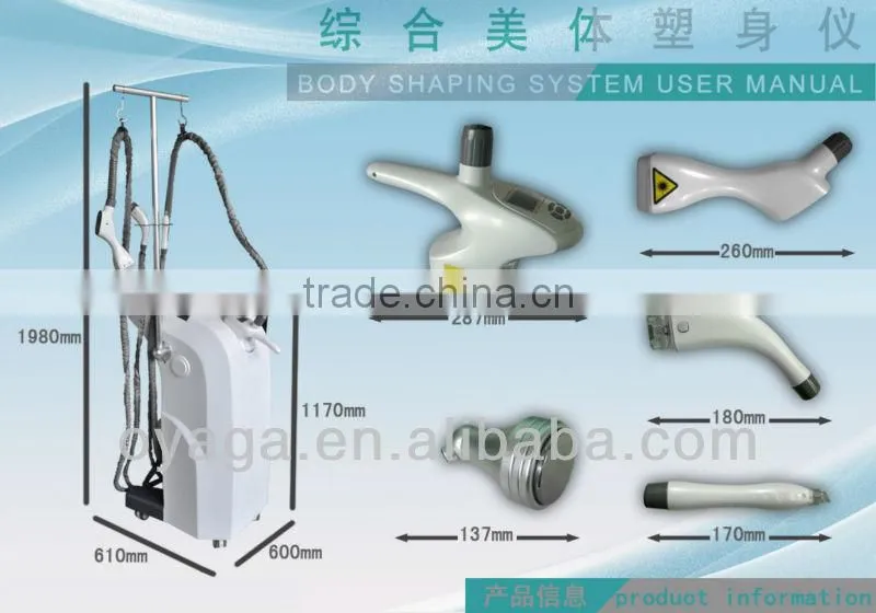 N8+2,RF Vacuum beauty equipment slimming machine fitness equipment