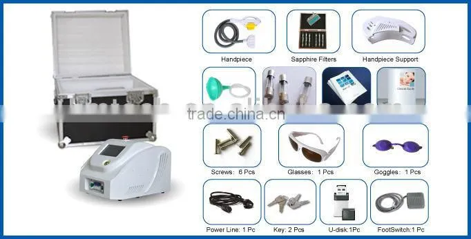 salon/spa/clinical use home use mini ipl hair shaving device with CE