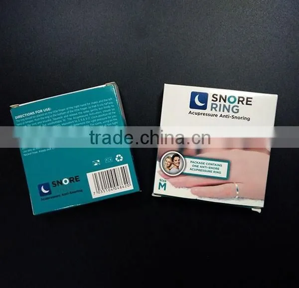 Silver anti snoring ring