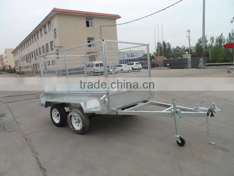 8*5 galvanized farm box trailer