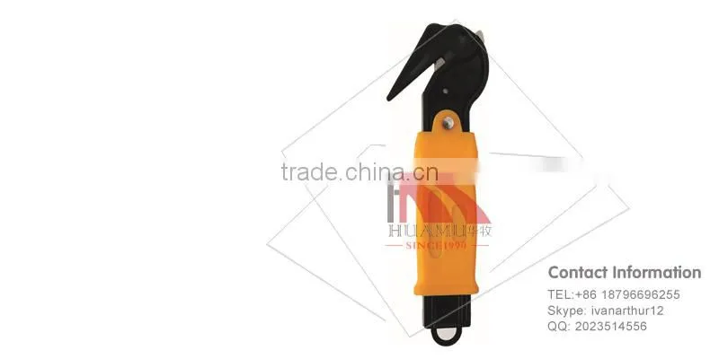 ear tag cutter for animal ear tag in yellow 150*20 mm