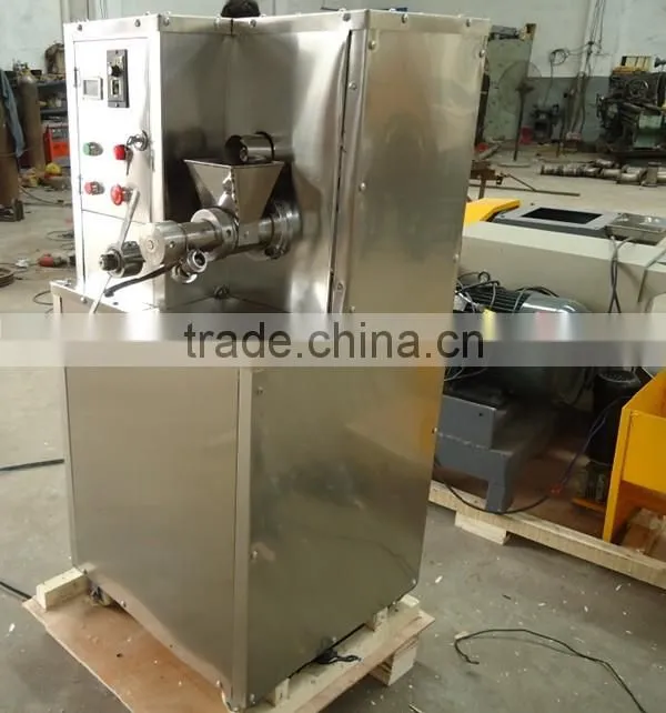 2016 hot sale rice cone puffing machine/Ice cream hollow tube expanding machine
