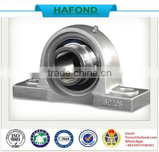steel / Zinc Alloy housing pillow block ball bearing for standard and non standard