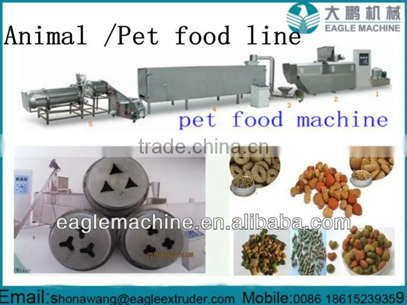 eagle company DP65 dog/pet food machine, equipment, full extrusion line, maufacturing factory globle supplier in china