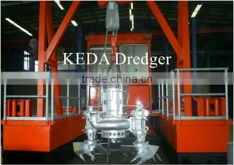 China Supplier River Submersible Pump Dredge Boat For Sale