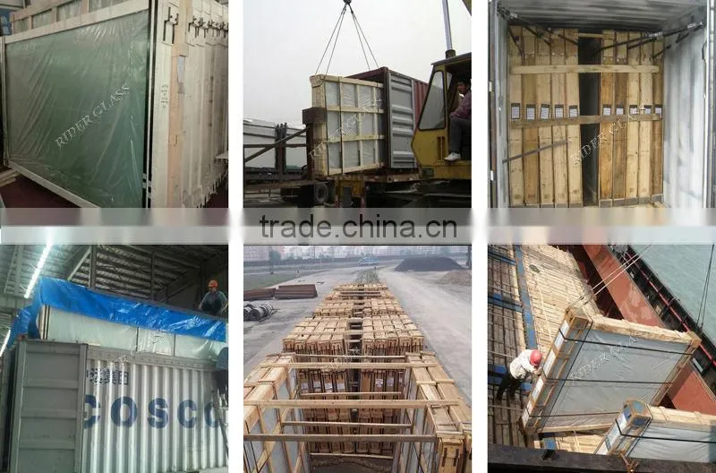 6.38-42.3mm Bulletproof Tempered Safety Glass