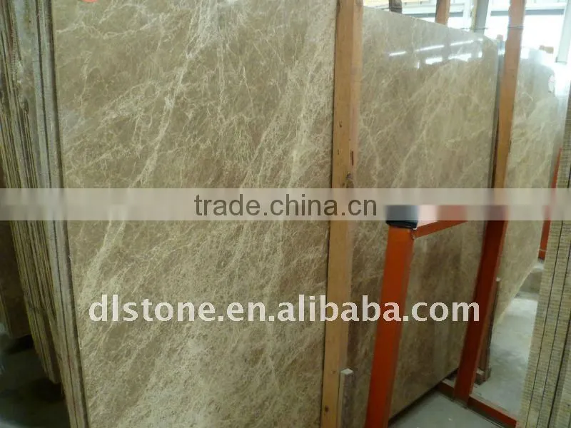 Turkish light emperador marble polished big slabs