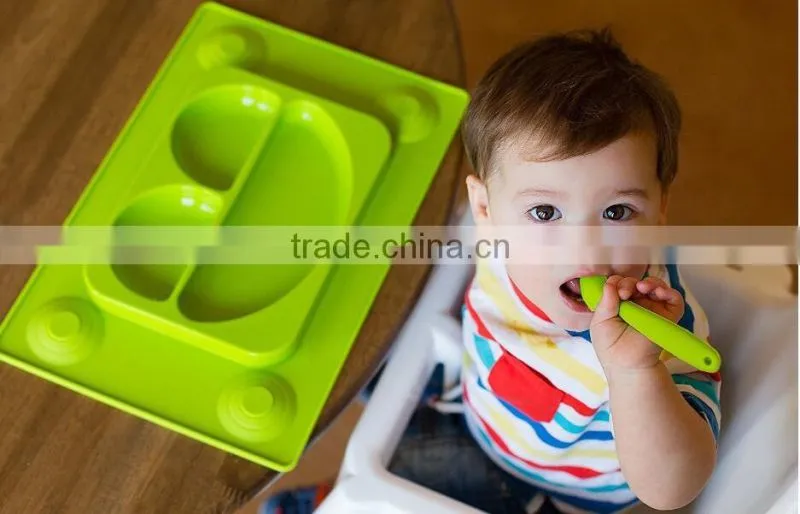 Silicone No Mess Toddler & Baby Happy Face Feeding Placemat