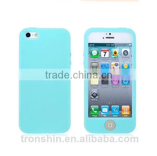 Eco-friendly TPU Silicone Mobile Phone Cover For iPhone 5/5S