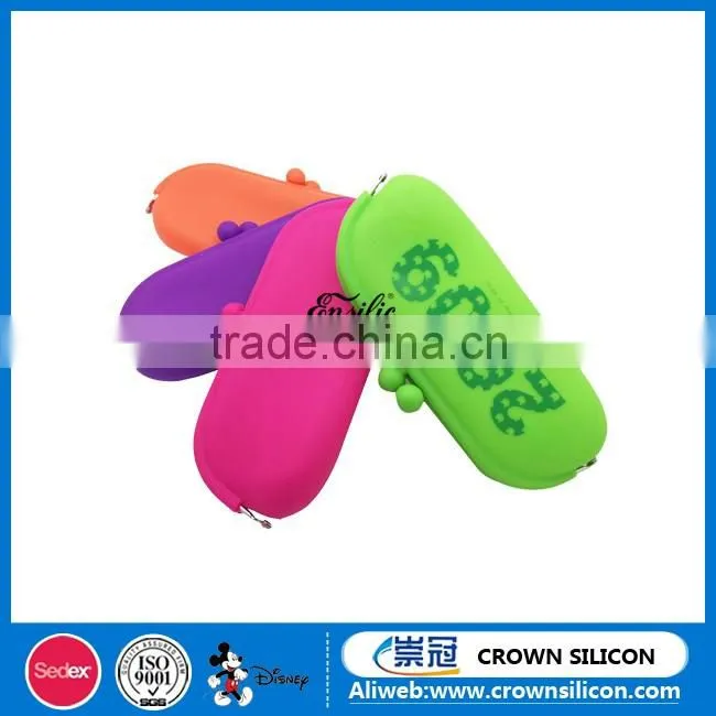 3M Silicone wallet with butterfly smart wallet with card holder/silicone coin purse