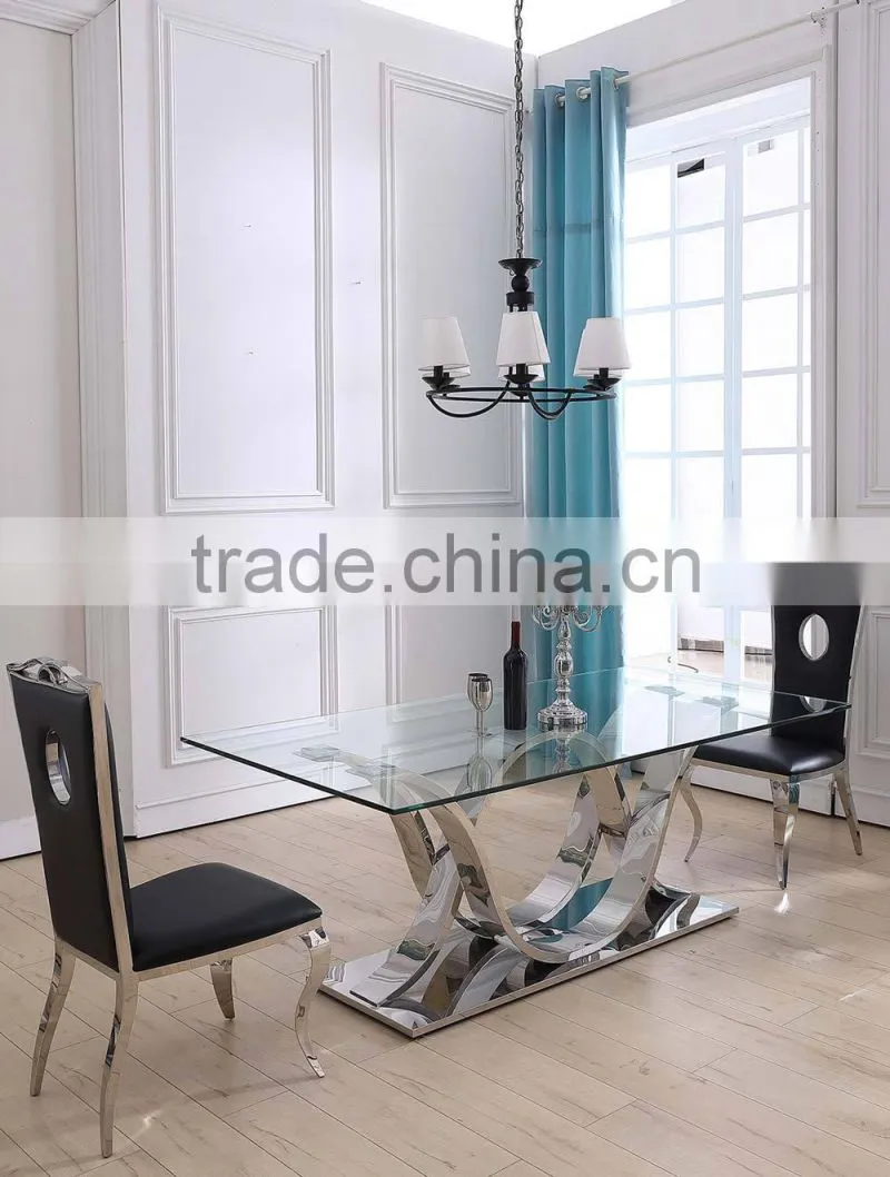 Iron base dining room sofa table