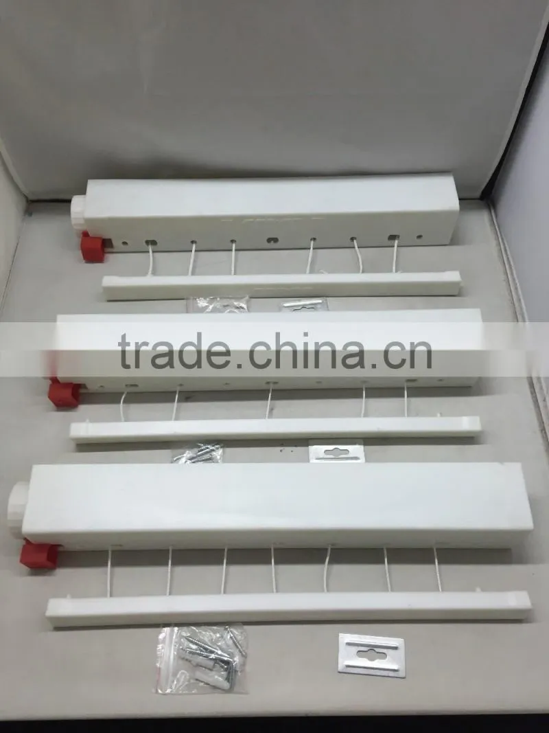 5/6/7lines Wall Mounted housekeeping Retractable Clothesline