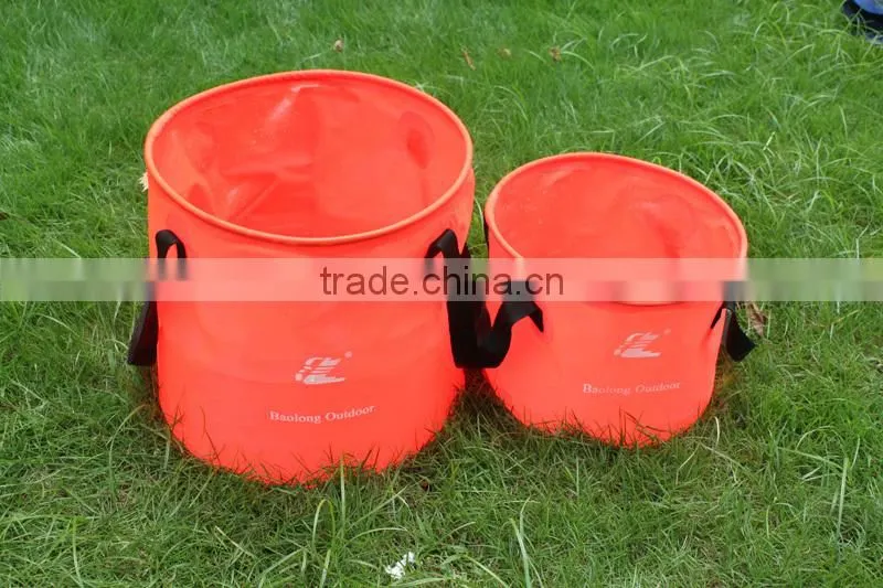 Camping Folding PVC Water Bucket/Carrier